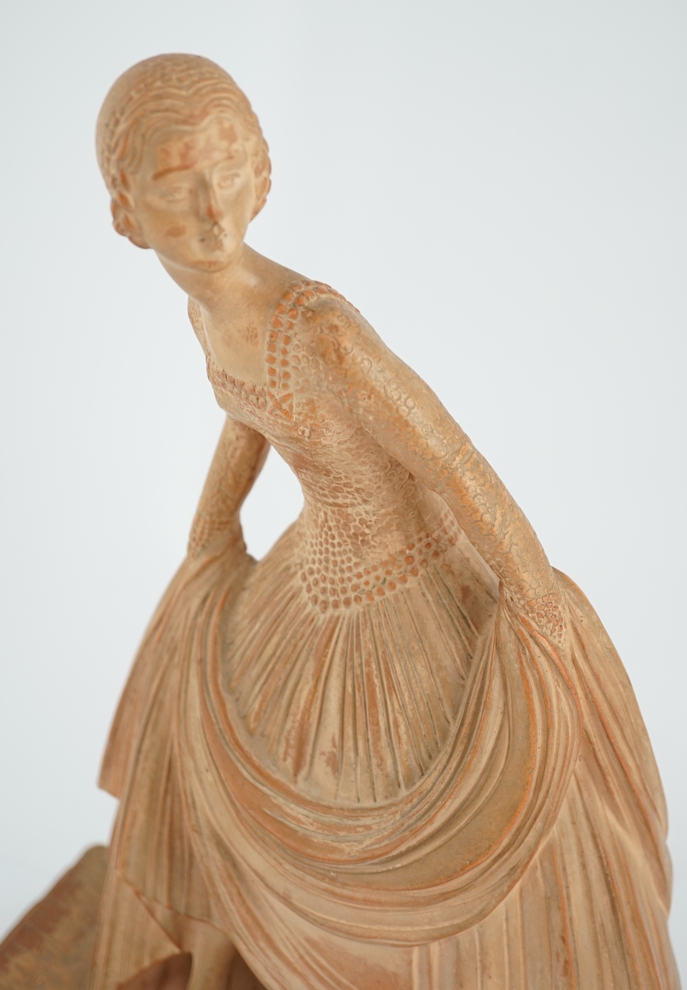 Demétre Haralamb Chiparus (1886-1947), a terracotta figure of Cinderella, Editions Reveyrdis, Paris